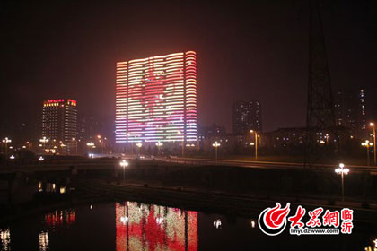 臨沂：瑯琊八景“泥陀雙月”景觀再現(xiàn)祊河